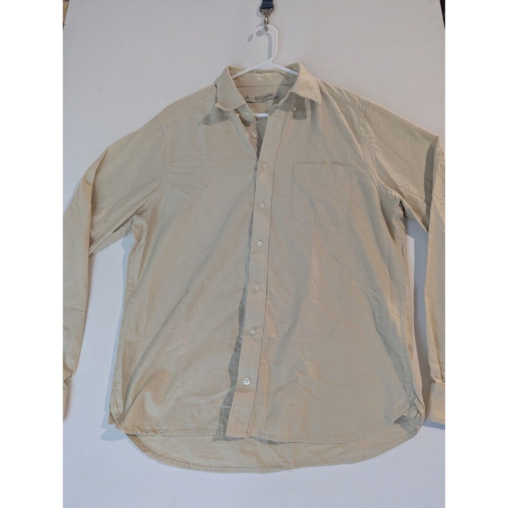 RM Williams Long Sleeve Button Up Shirt Mens Size XXL Beige Casual Style Fashion